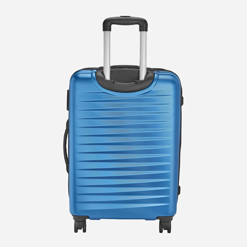 Safari Fiesta Electric Blue Trolley Bag with Dual Wheels - Image 13