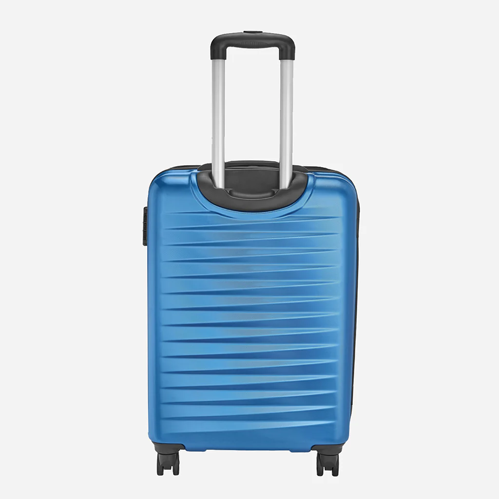 Safari Fiesta Electric Blue Trolley Bag with Dual Wheels - Image 7