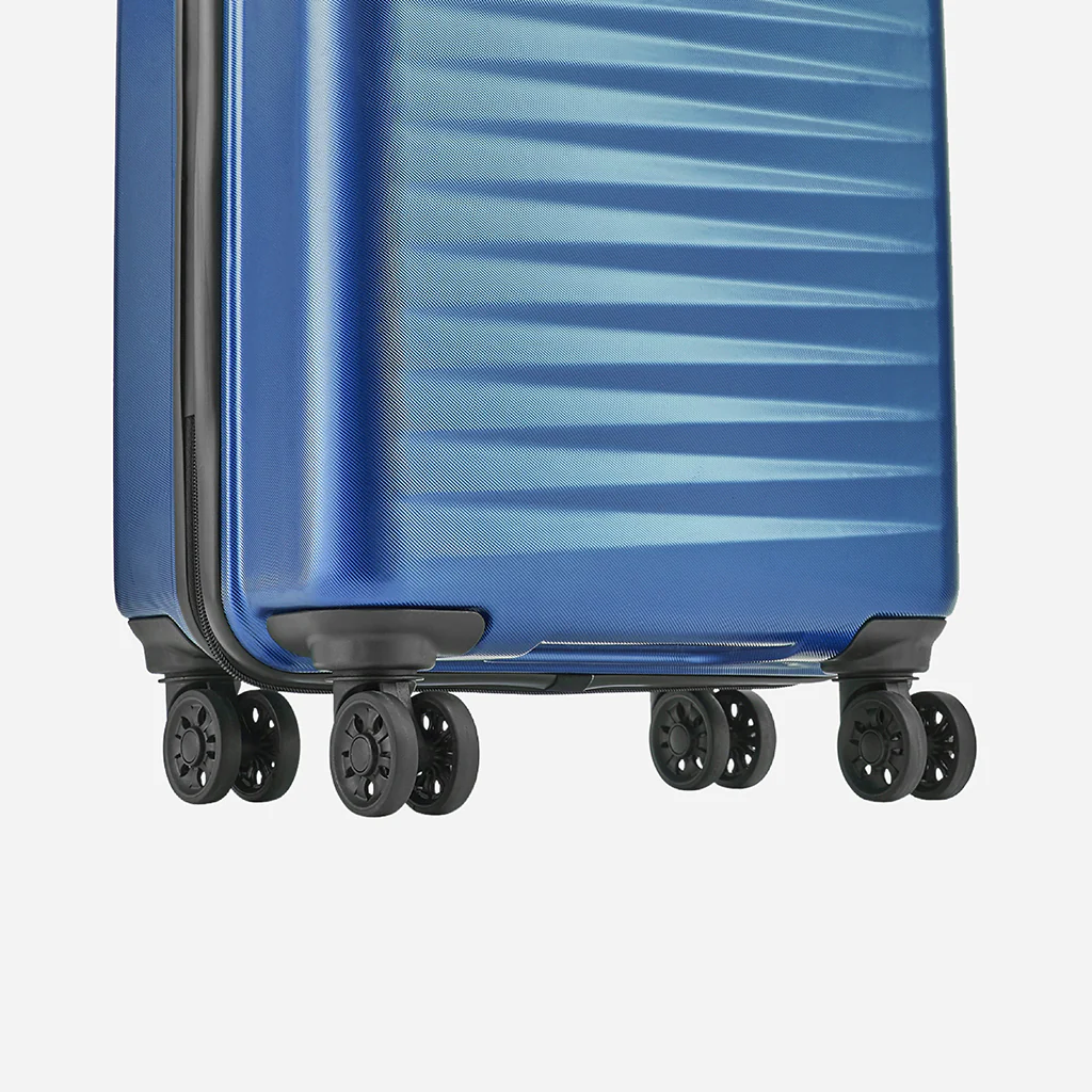 Safari Fiesta Electric Blue Trolley Bag with Dual Wheels - Image 9