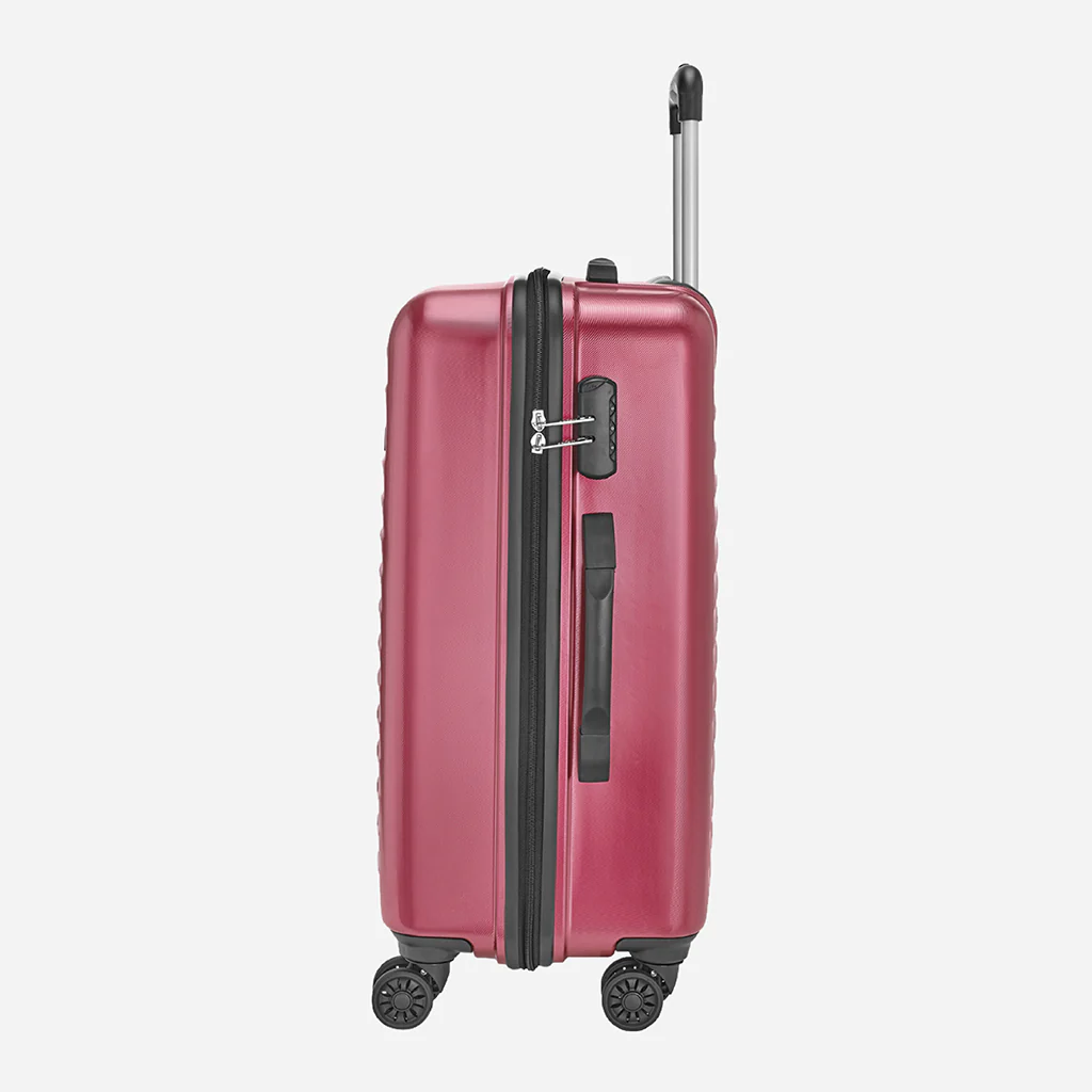 Safari Fiesta Wine Red Trolley Bag with Dual Wheels - Image 14