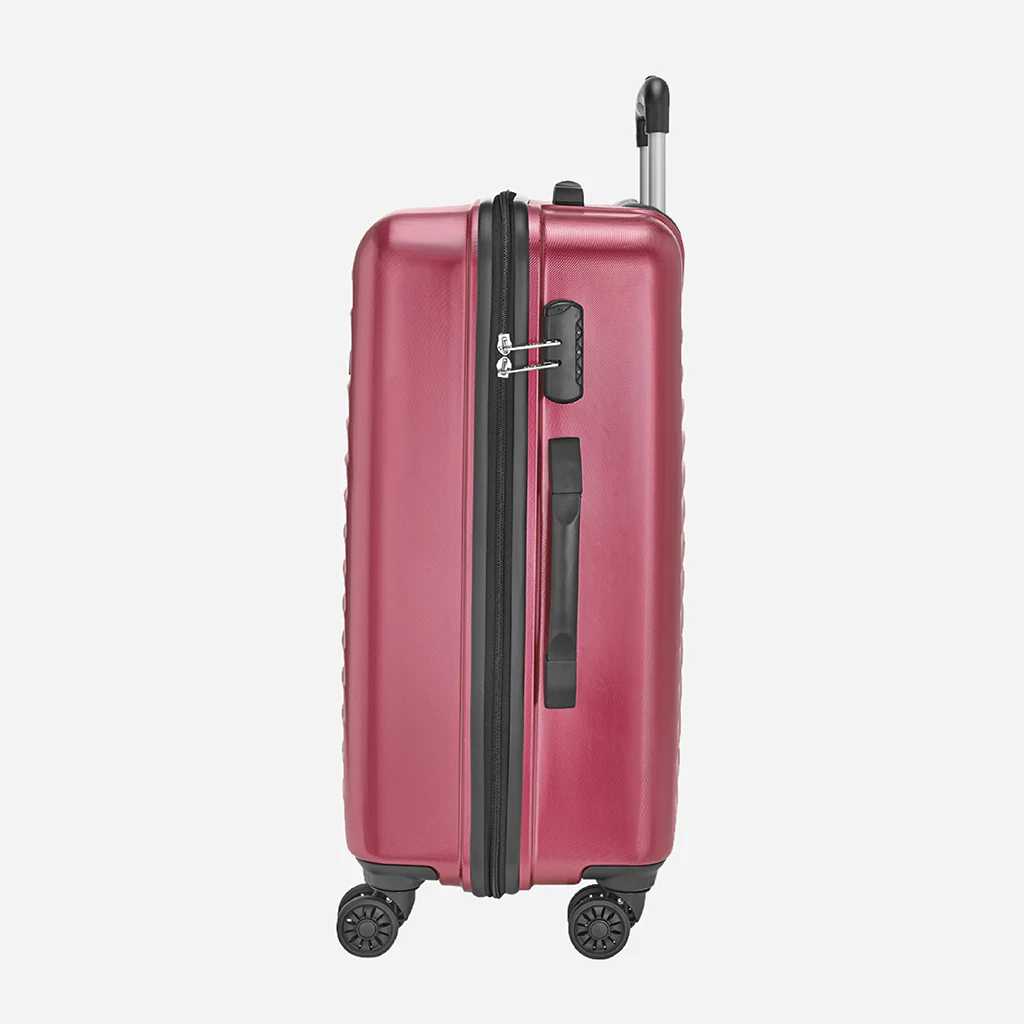 Safari Fiesta Wine Red Trolley Bag with Dual Wheels - Image 20