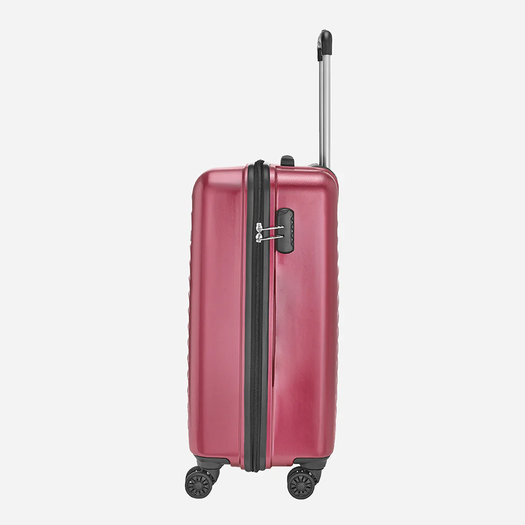 Safari Fiesta Wine Red Trolley Bag with Dual Wheels - Image 8