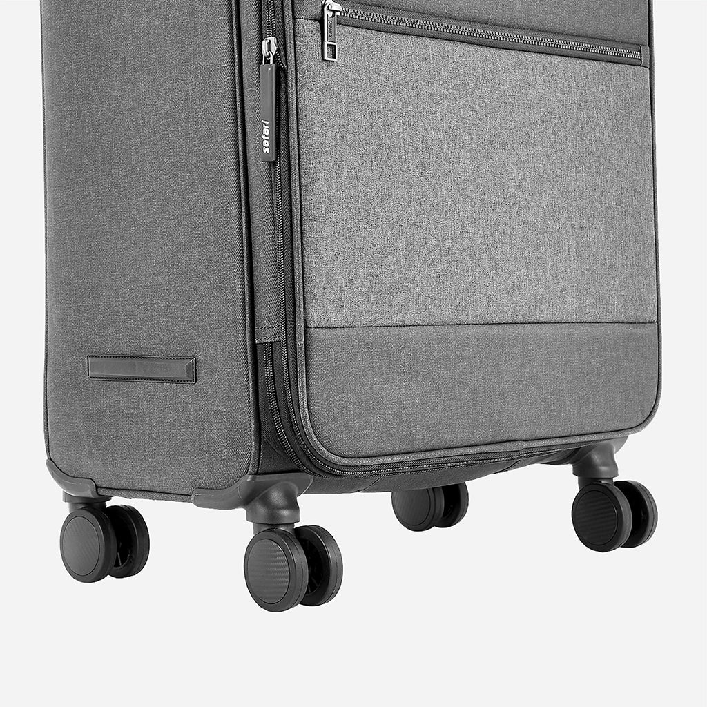 Safari Harmony Grey Trolley Bag with Dual Wheels & TSA Lock - Image 20
