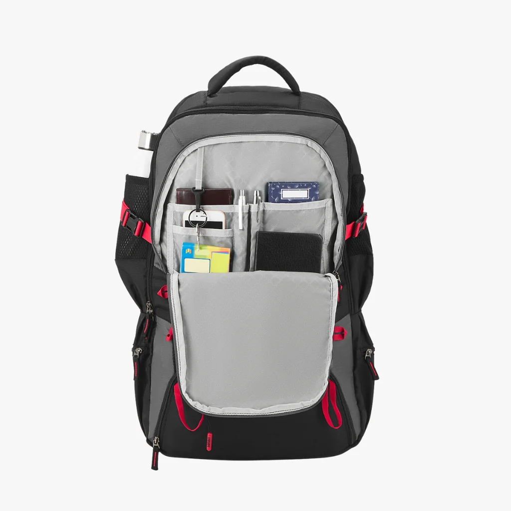 Safari Hunt 60L Overnighter Black Travel Rucksack with Ergonomic Straps & Back Padding - Image 5