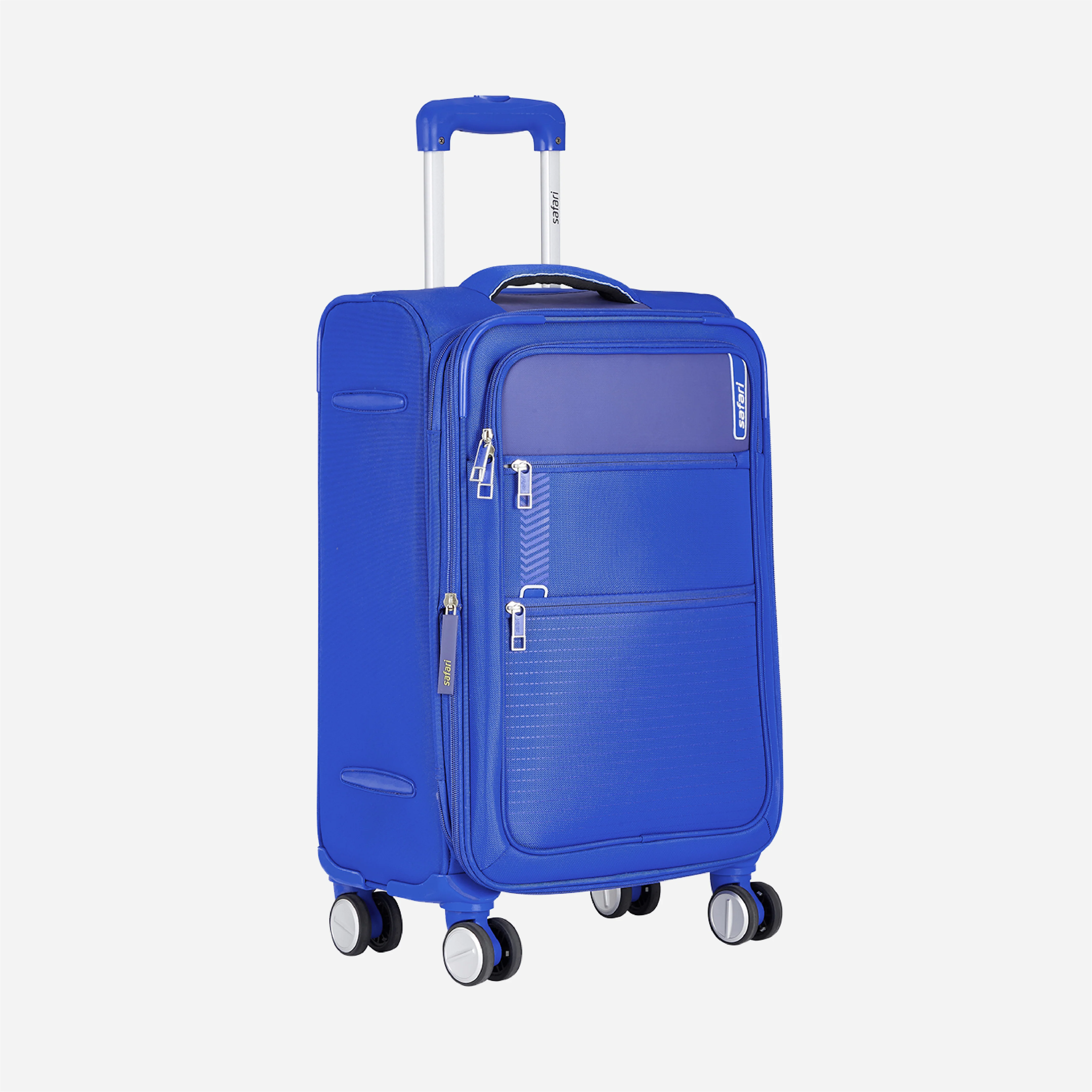 Safari Jetsetter Blue Trolley Bag with Dual Wheels & TSA Lock - Image 12