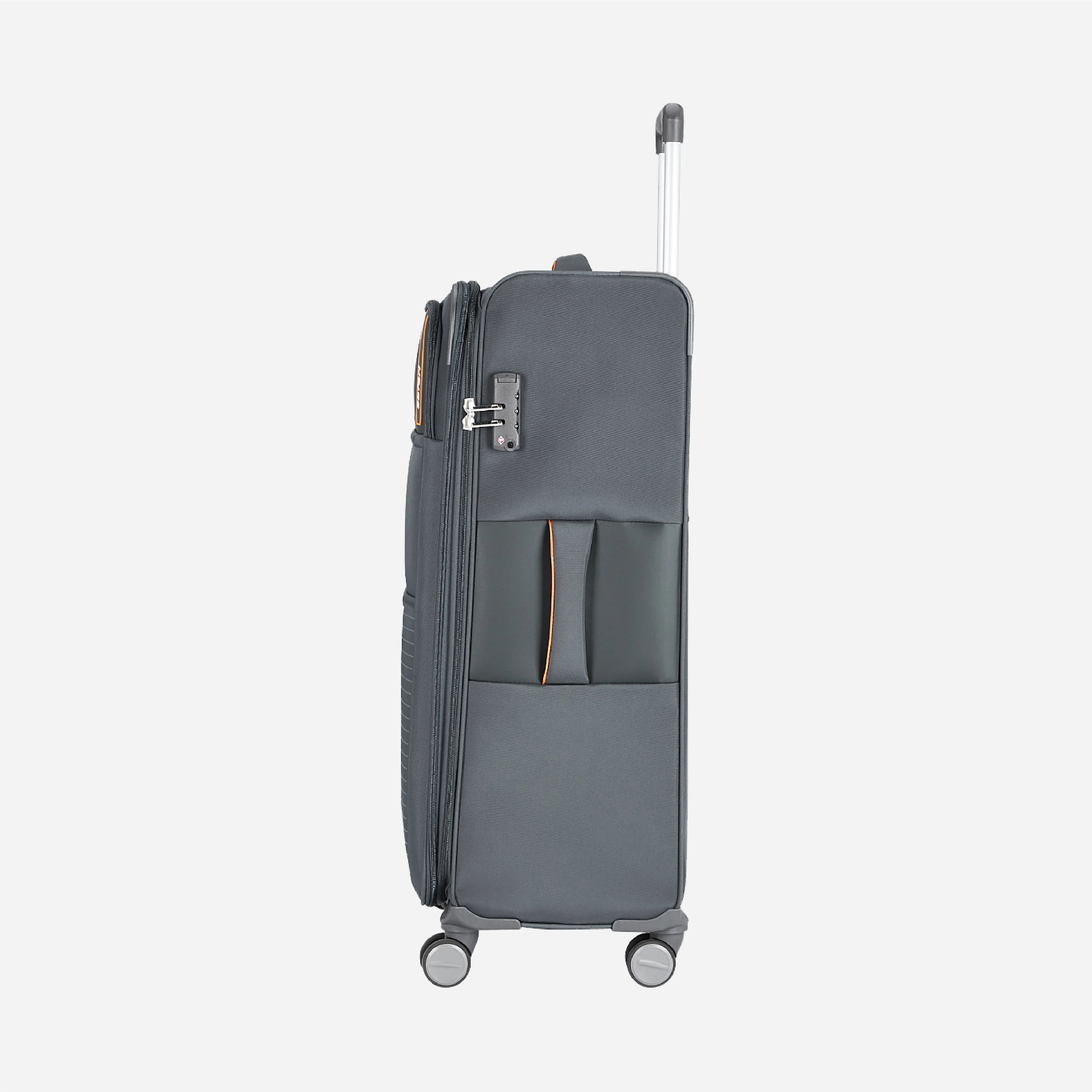 Safari Jetsetter Grey Trolley Bag with Anti Theft Zipper,TSA lock and Dual Wheels - Image 14