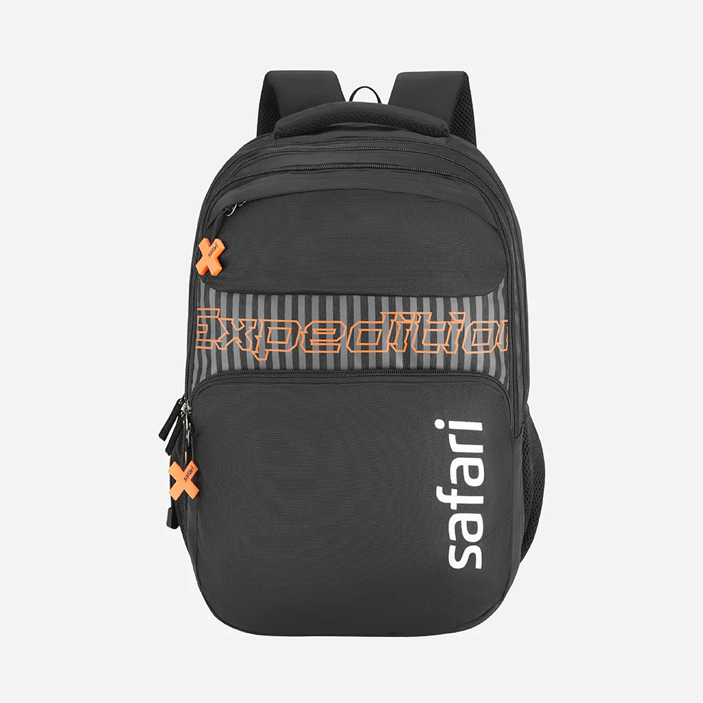 Safari Mega 43L Black School Backpack with with Easy Access Pockets - Image 3