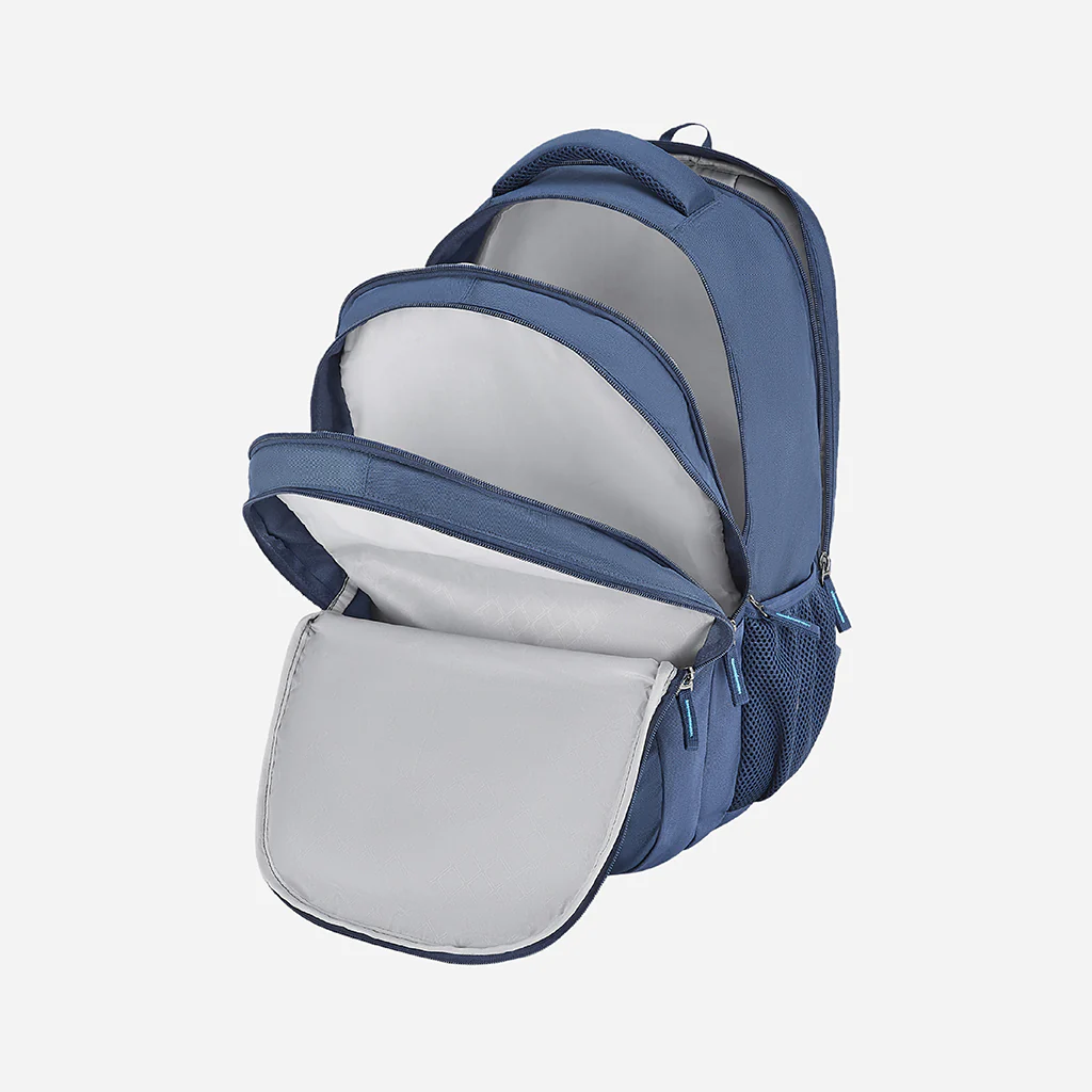Safari Mega 43L Blue School Backpack with Quick Access Pocket - Image 8