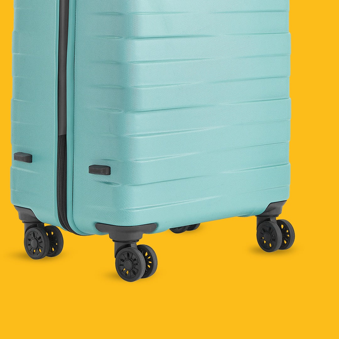 Safari Mint Spearmint Trolley Bag with Dual Wheels - Image 7