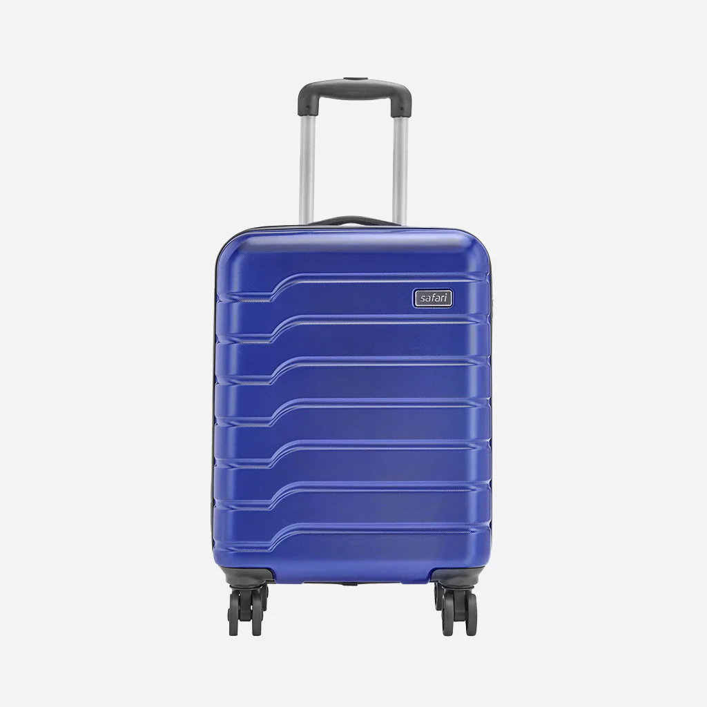Safari Ozone Metallic Blue Trolley Bag with Dual Wheels - Image 3
