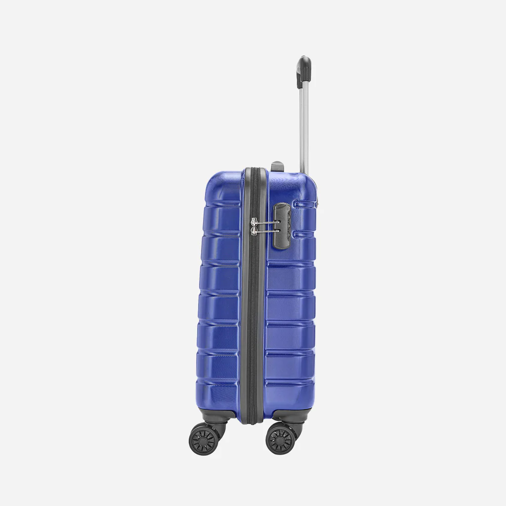 Safari Ozone Metallic Blue Trolley Bag with Dual Wheels - Image 6