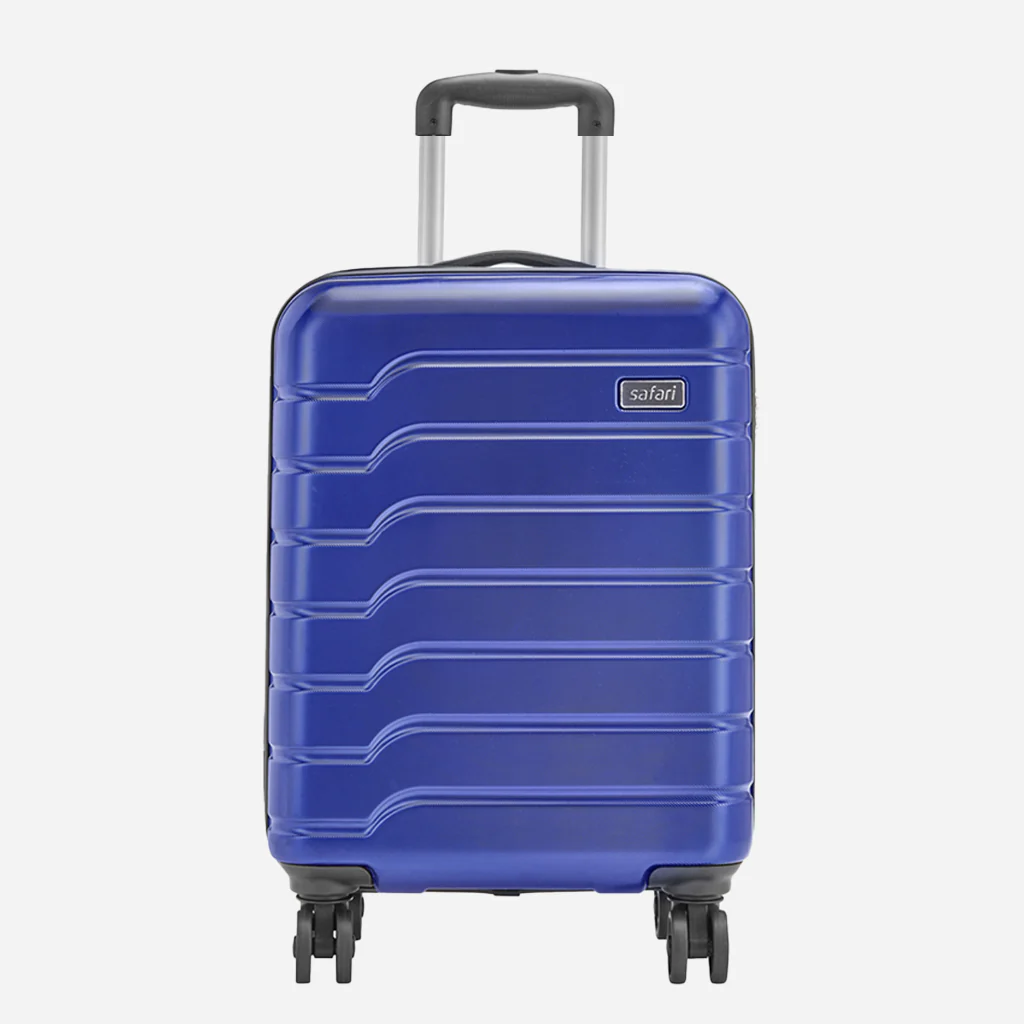 Safari Ozone Metallic Blue Trolley Bag with Dual Wheels - Image 9