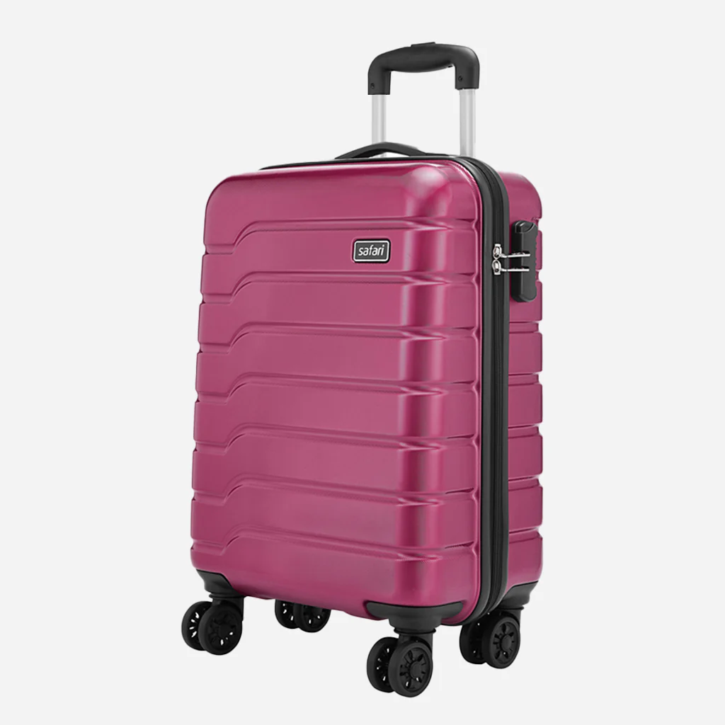 Safari Ozone Wine Red Trolley Bag with Dual Wheels - Image 14