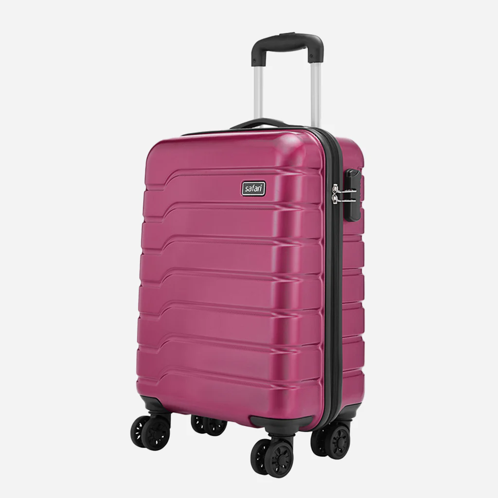 Safari Ozone Wine Red Trolley Bag with Dual Wheels - Image 8