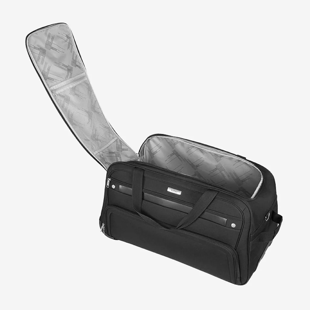 Safari Power Black Rolling Duffle Bag With Wheels - Image 16