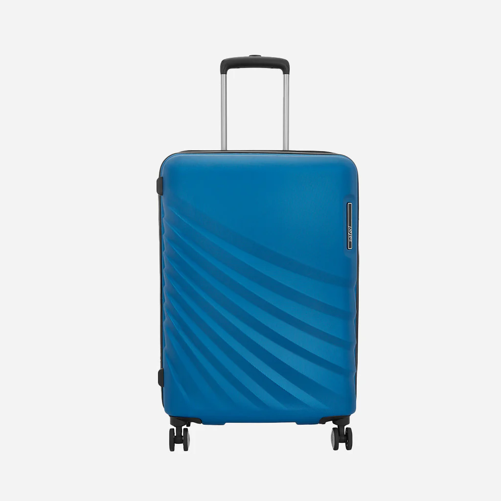 Safari Proton Blue Trolley Bag with Dual Wheels - Image 2