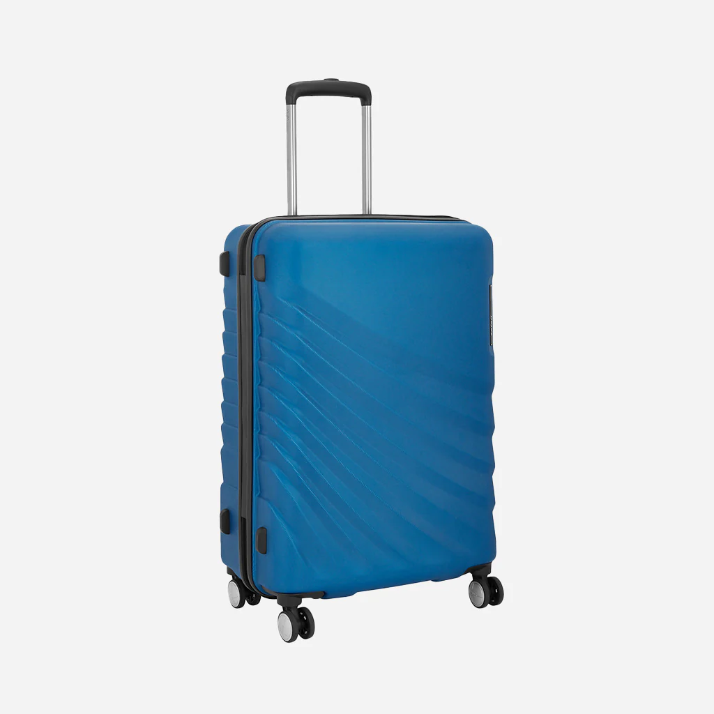 Safari Proton Blue Trolley Bag with Dual Wheels - Image 3
