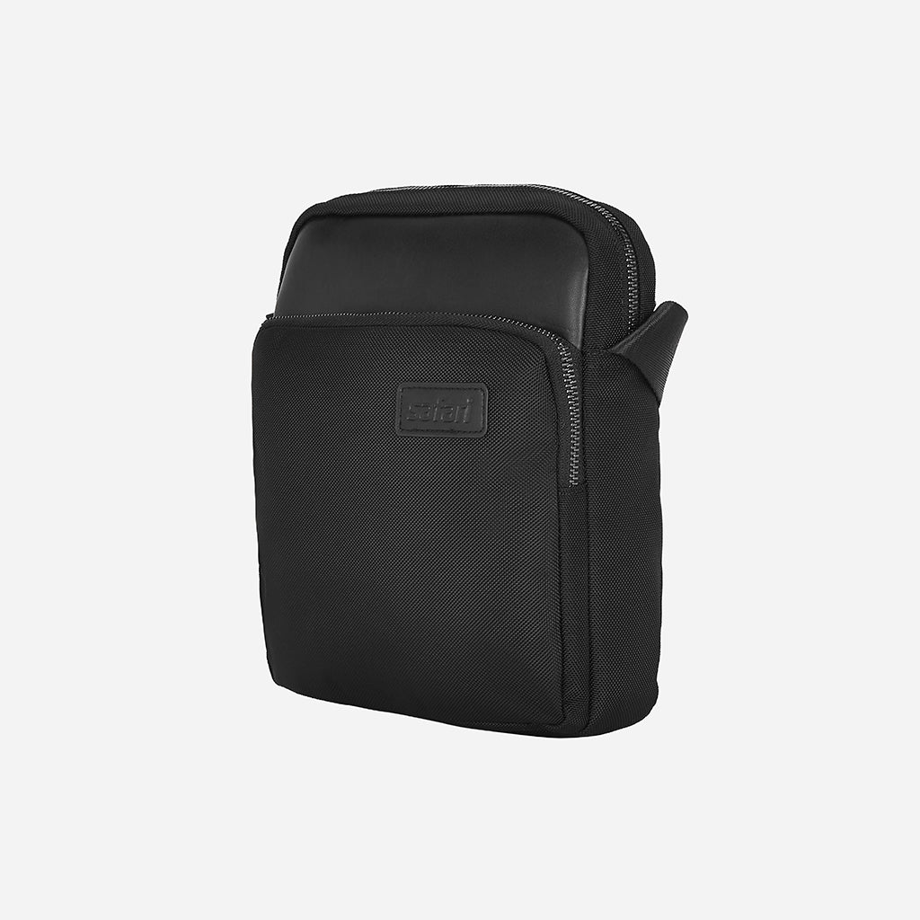 Safari Black Rubic Sling Bag with Adjustable Strap