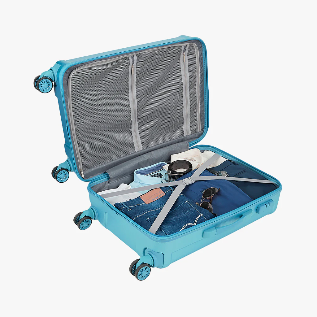Safari Linea Set of 2 Spearmint Trolley Bags with 360° Wheels - Image 17