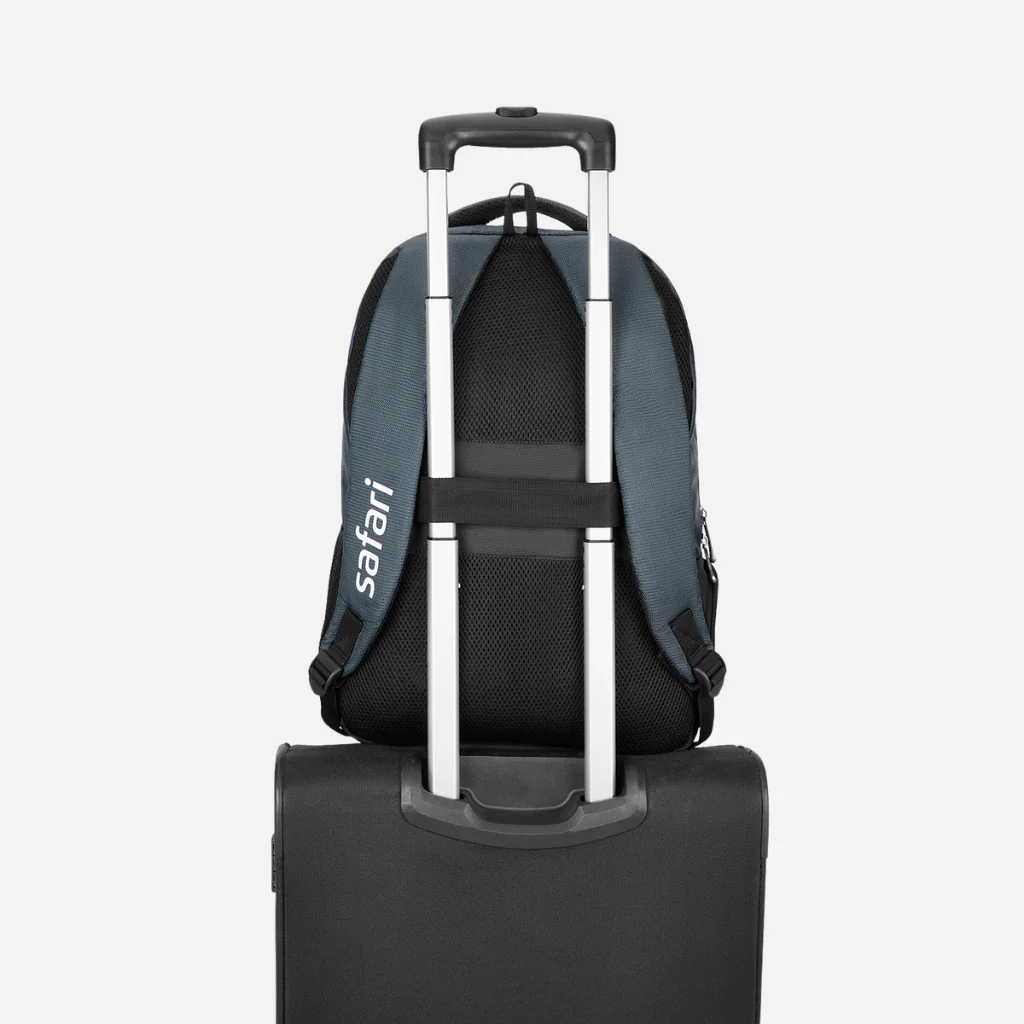Safari Aron 1 32L Grey Laptop Backpack with Raincover - Image 4