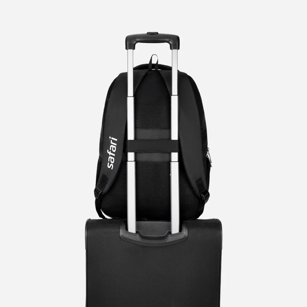 Safari Aron 2 32L Black Laptop Backpack with Raincover - Image 5