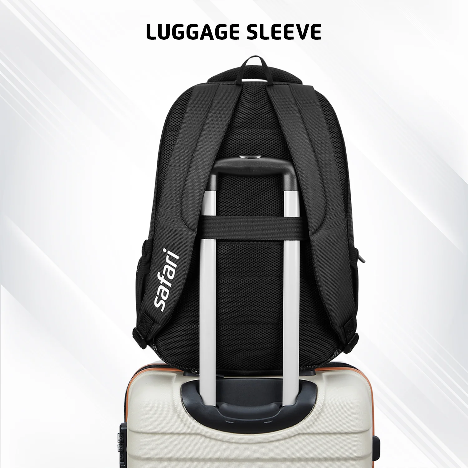 Safari Aura 37L Black Laptop Backpack - Image 8