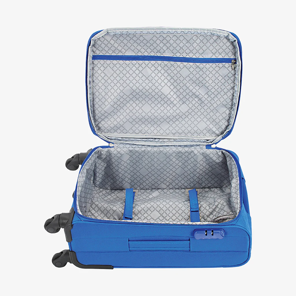 Safari Avenue Blue Trolley Bag with Expander & 360° Wheels - Image 24