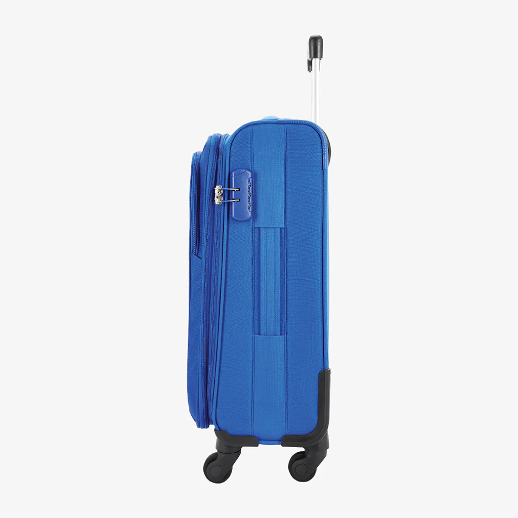 Safari Avenue Blue Trolley Bag with Expander & 360° Wheels - Image 6