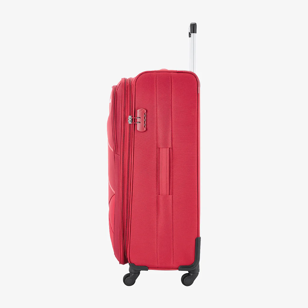 Safari Avenue Red Trolley Bag with Expander & 360° Wheels - Image 14
