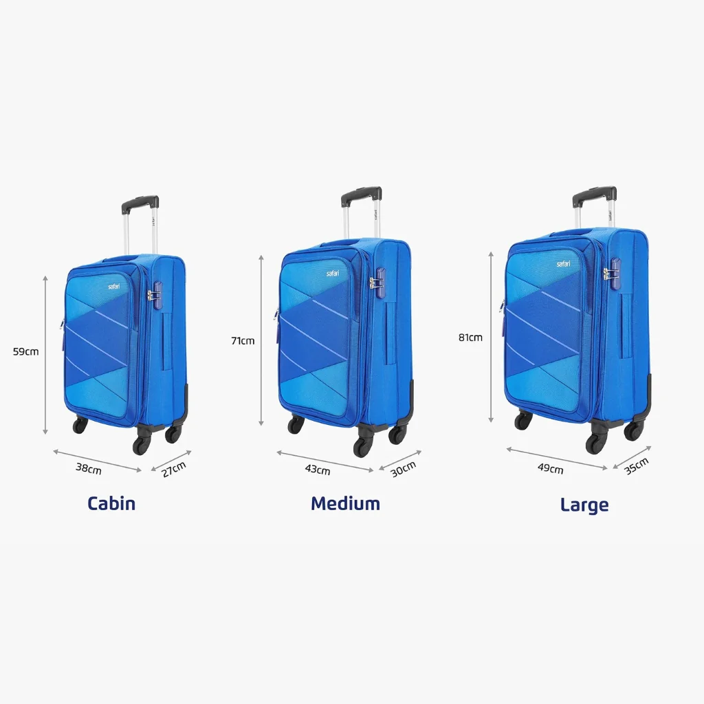 Safari Avenue Red Trolley Bag with Expander & 360° Wheels - Image 26
