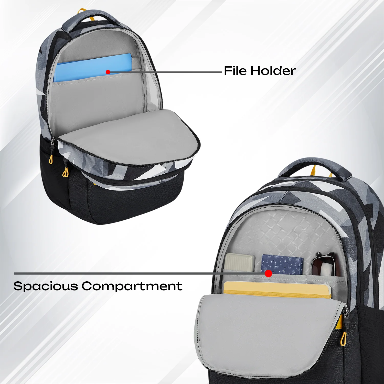 Safari Bonus 37L Black Casual Daypack - Image 4