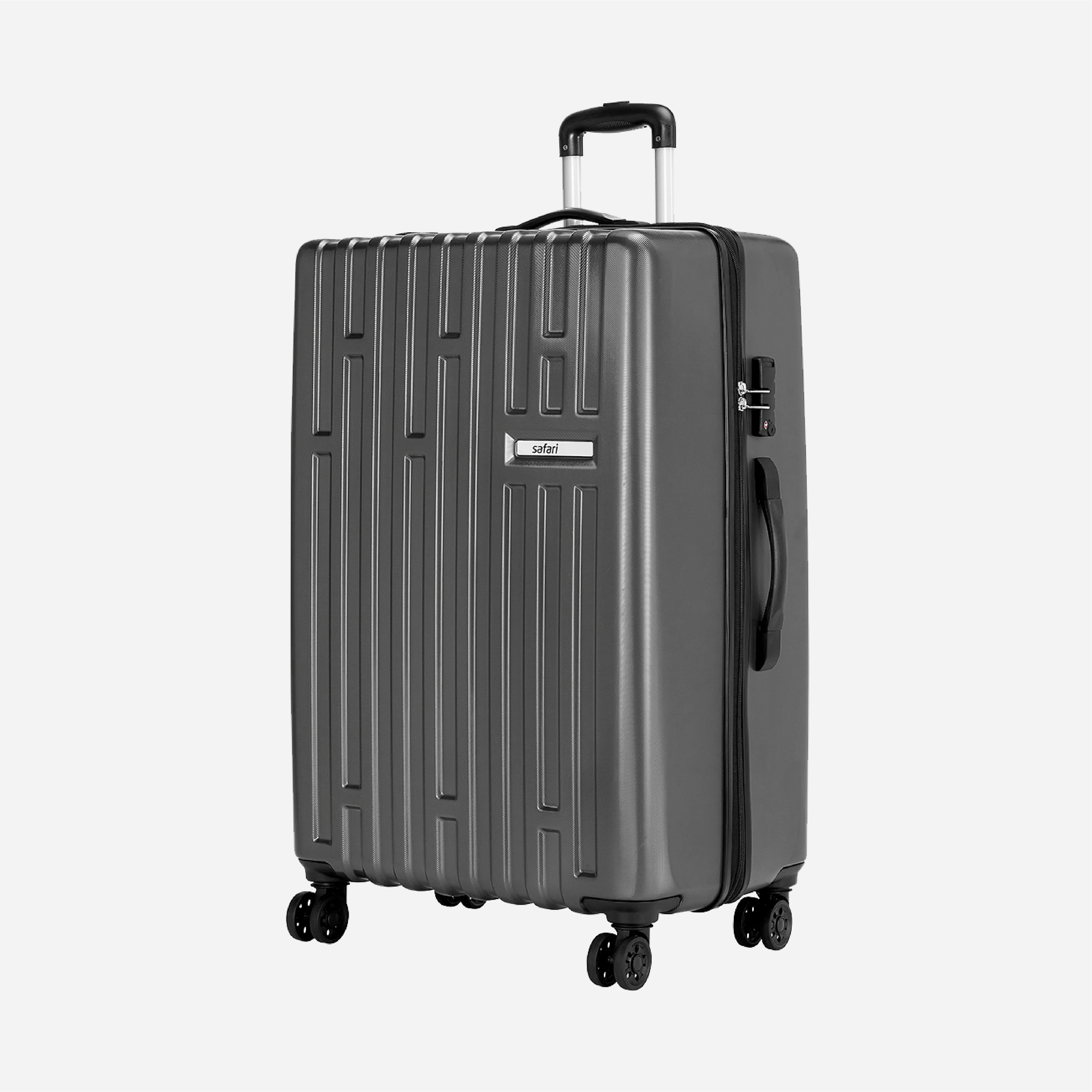 Safari Cargo Neo Gun Metal Trolley Bag with TSA Lock - Image 17