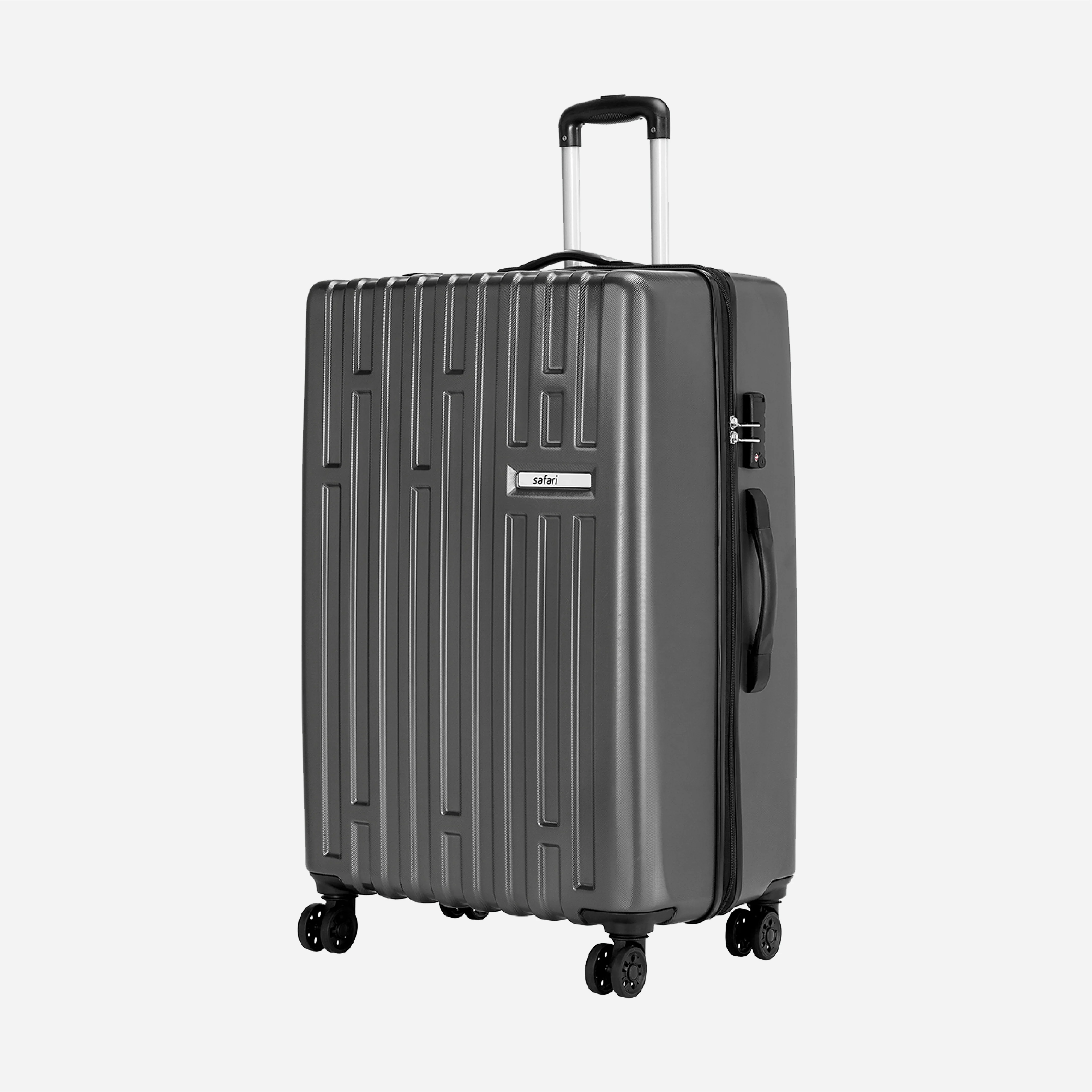 Safari Cargo Neo Gun Metal Trolley Bag with TSA Lock - Image 9