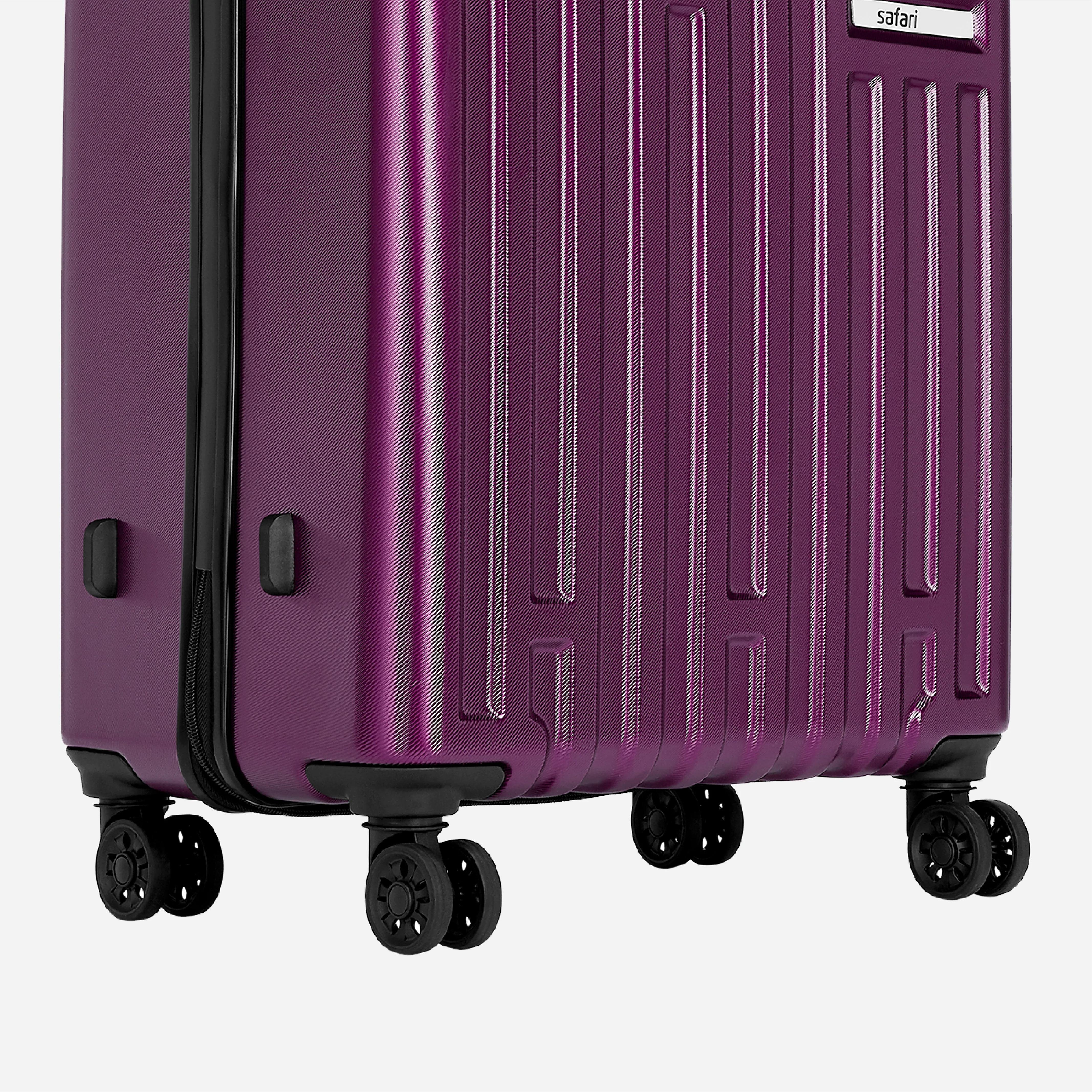 Safari Cargo Neo Magenta Purple Trolley Bag with TSA lock and Dual Wheels - Image 15