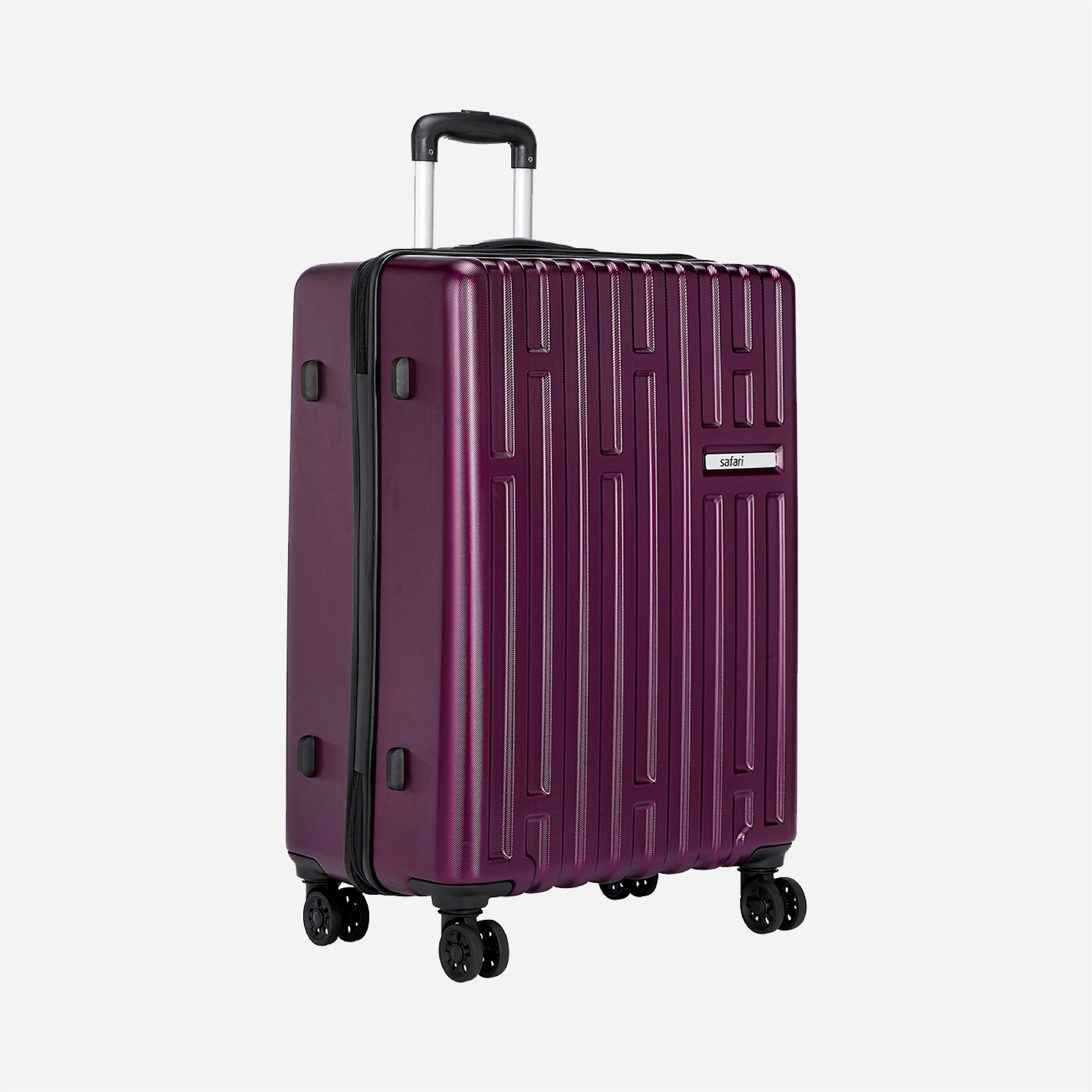 Safari Cargo Neo Magenta Purple Trolley Bag with TSA lock and Dual Wheels - Image 20