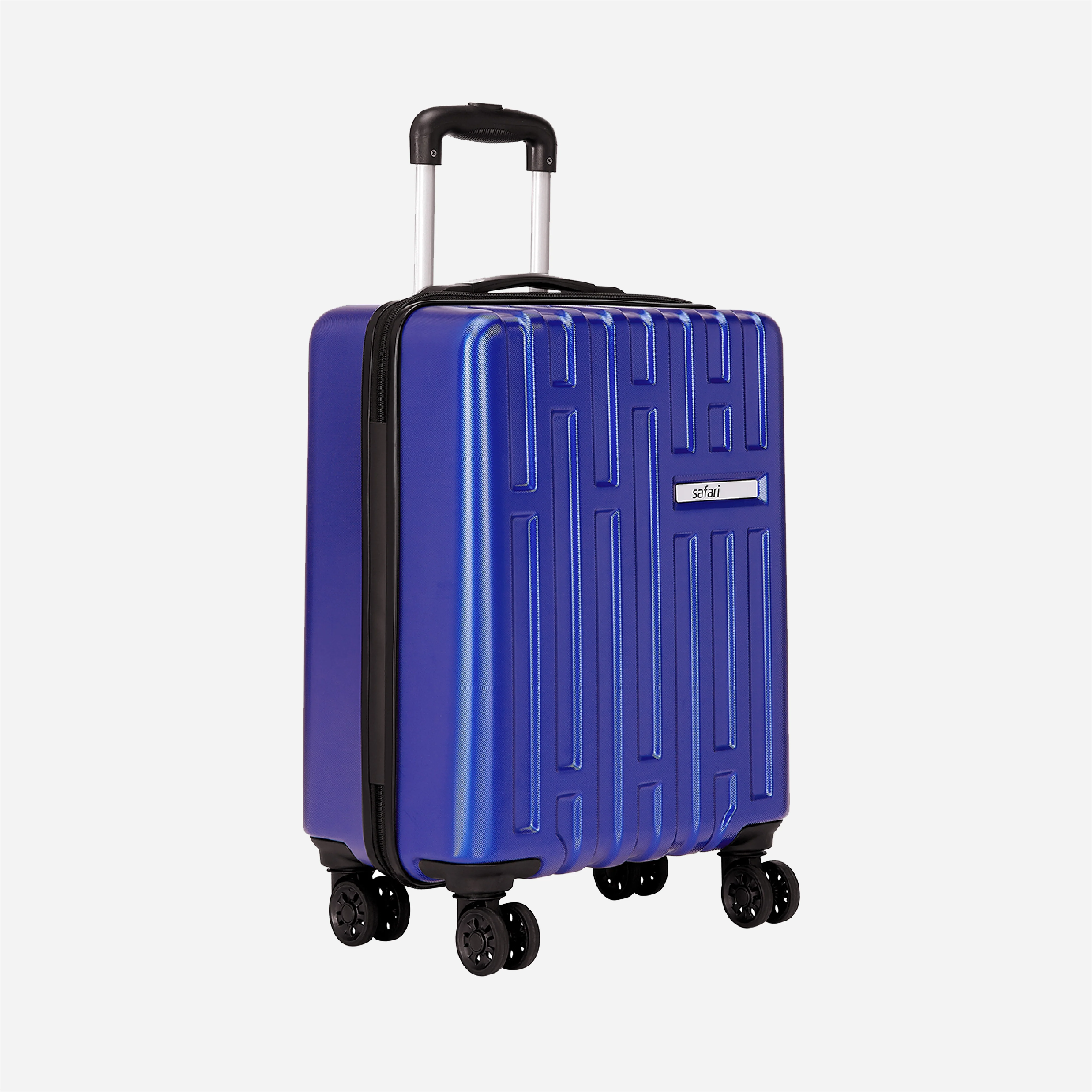 Safari Cargo Neo Metallic Blue Trolley Bag with TSA lock and Dual Wheels - Image 12