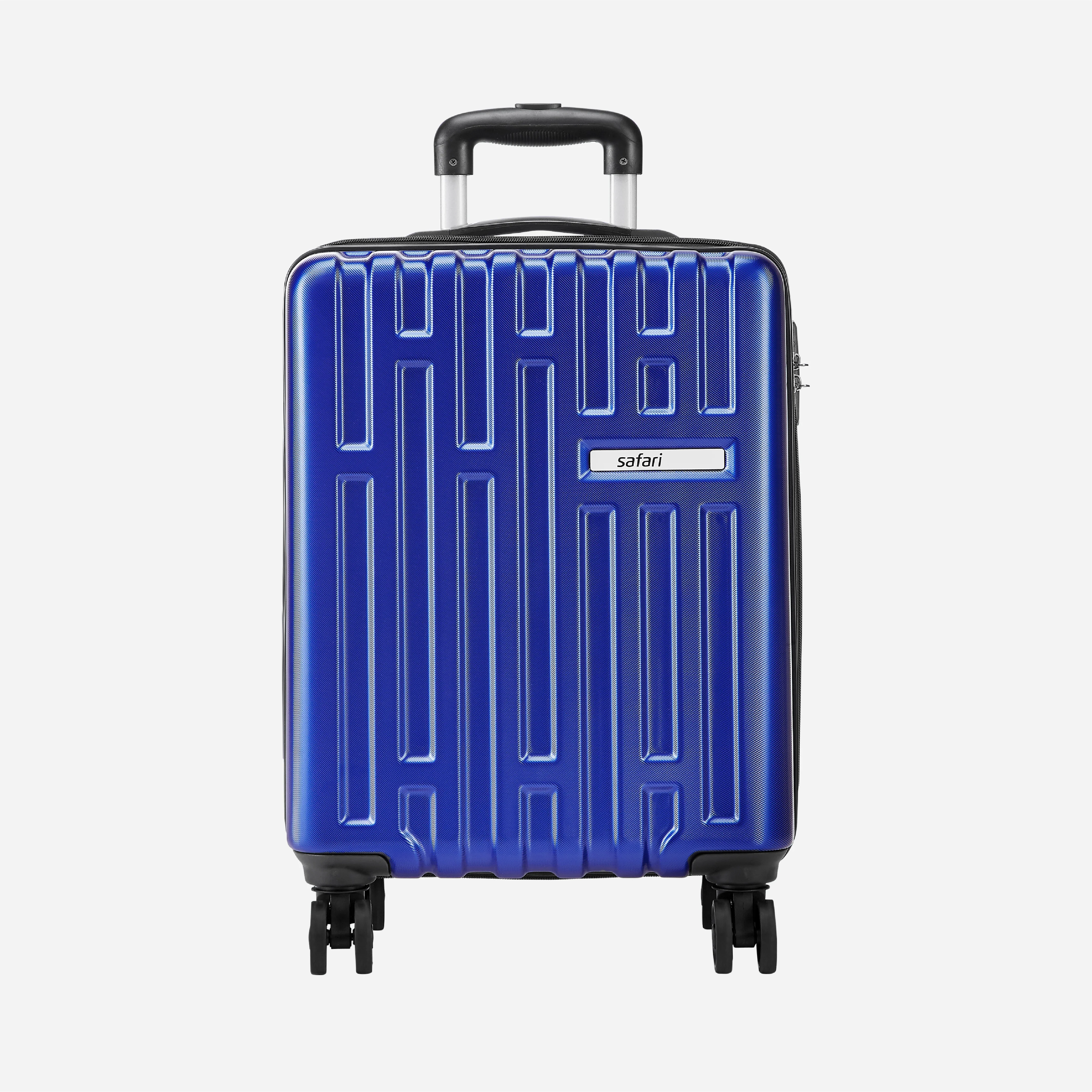 Safari Cargo Neo Metallic Blue Trolley Bag with TSA lock and Dual Wheels - Image 19