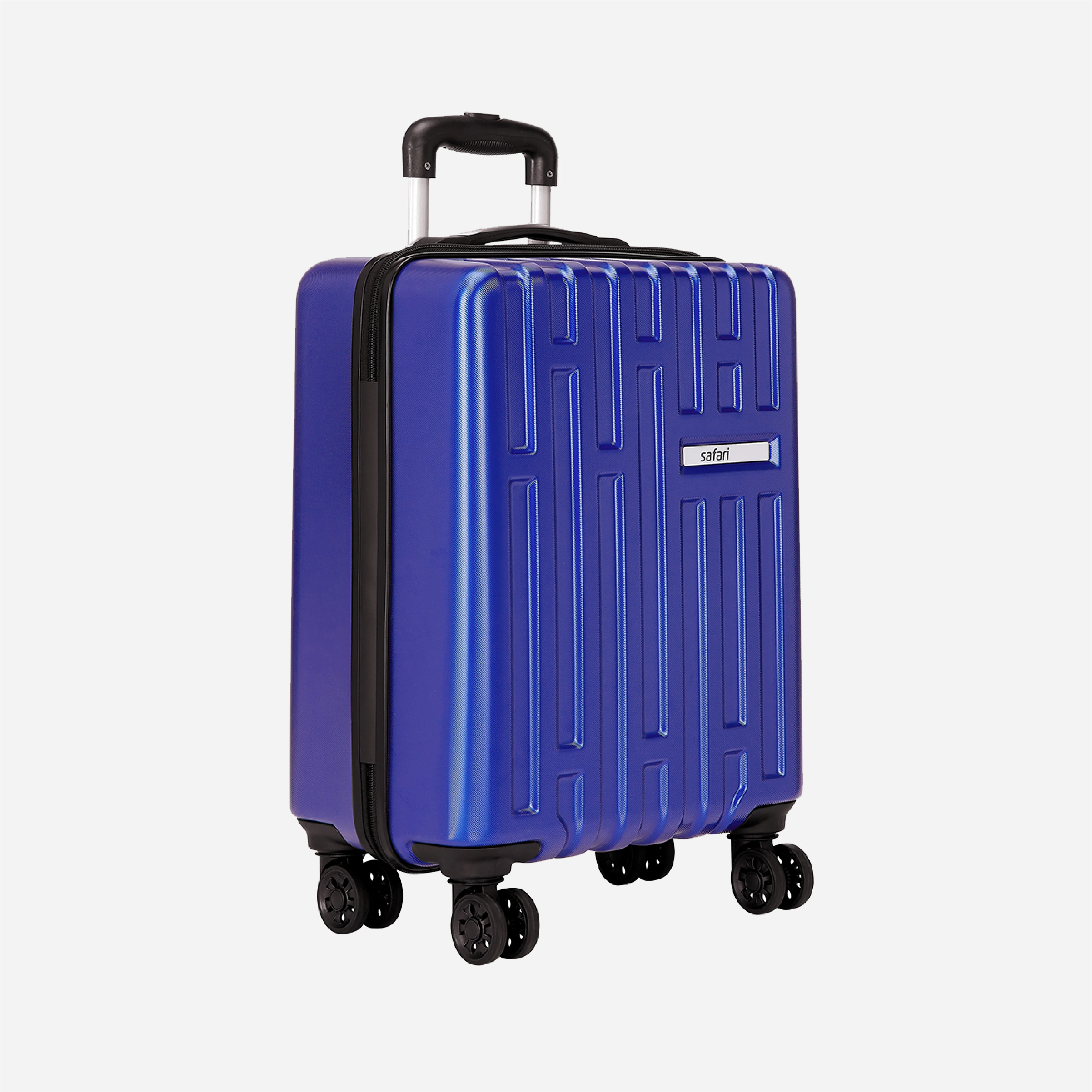 Safari Cargo Neo Metallic Blue Trolley Bag with TSA lock and Dual Wheels - Image 20