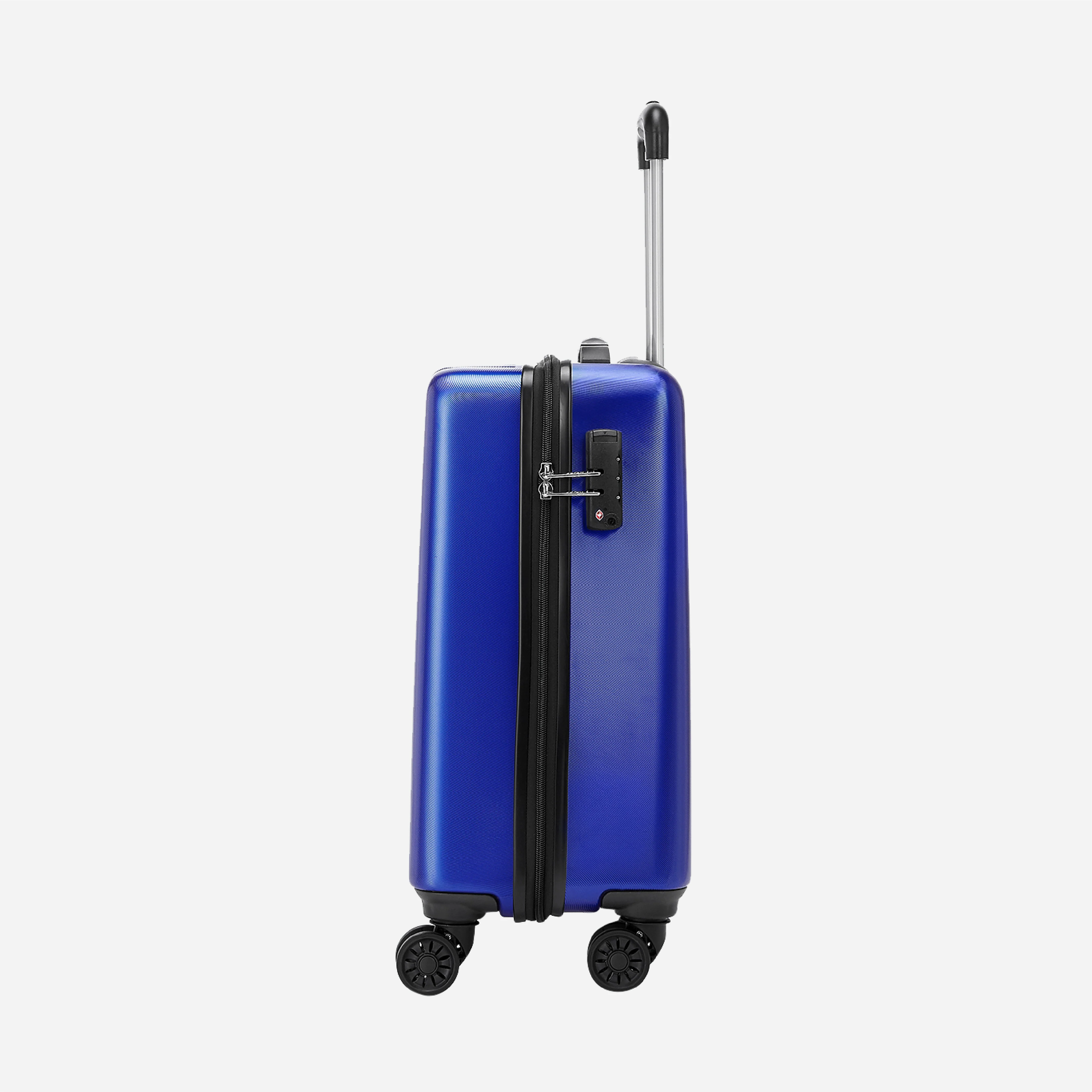 Safari Cargo Neo Metallic Blue Trolley Bag with TSA lock and Dual Wheels - Image 6