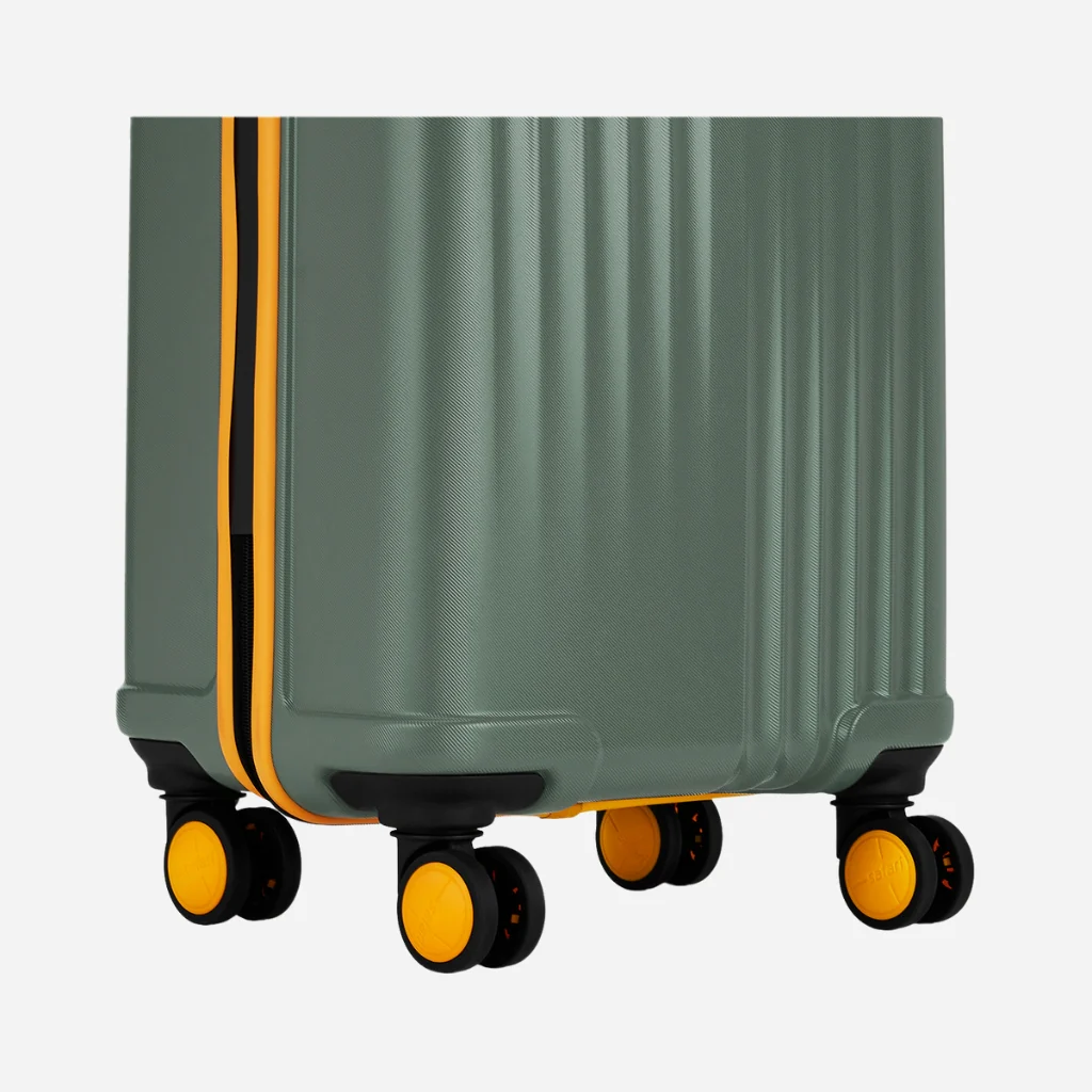 Safari City Miles Thyme Green Trolley Bag with Anti-theft Zipper and Dual Wheels - Image 13