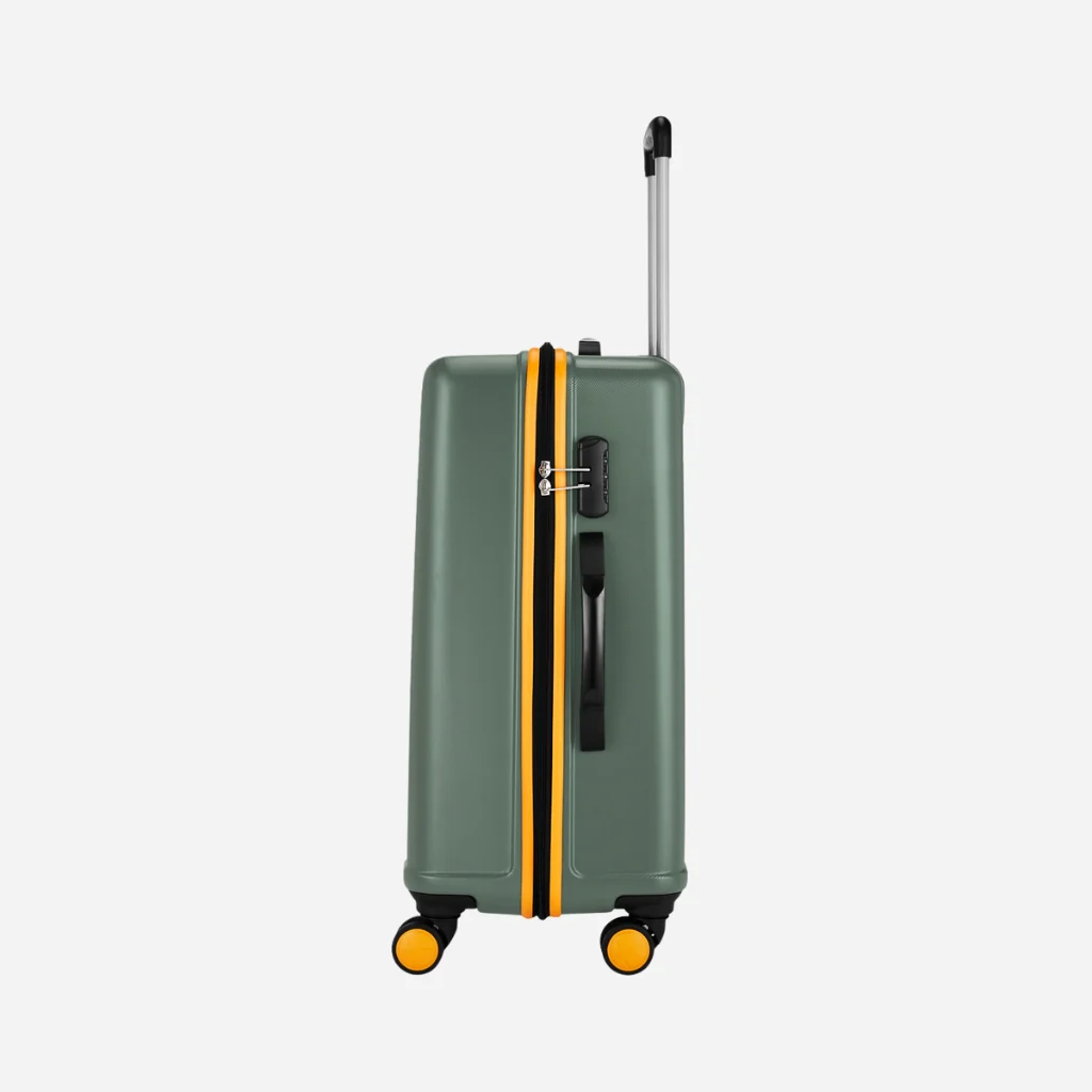 Safari City Miles Thyme Green Trolley Bag with Anti-theft Zipper and Dual Wheels - Image 27