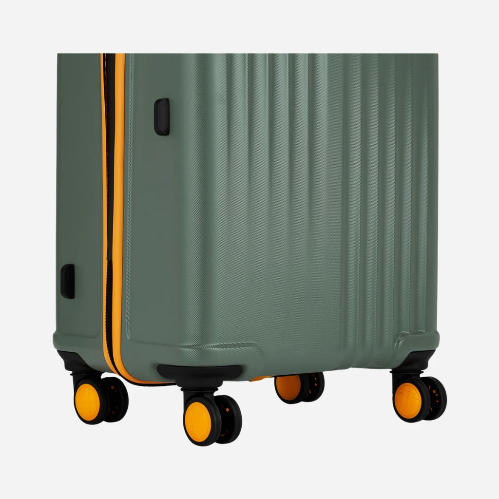 Safari City Miles Thyme Green Trolley Bag with Anti-theft Zipper and Dual Wheels - Image 28