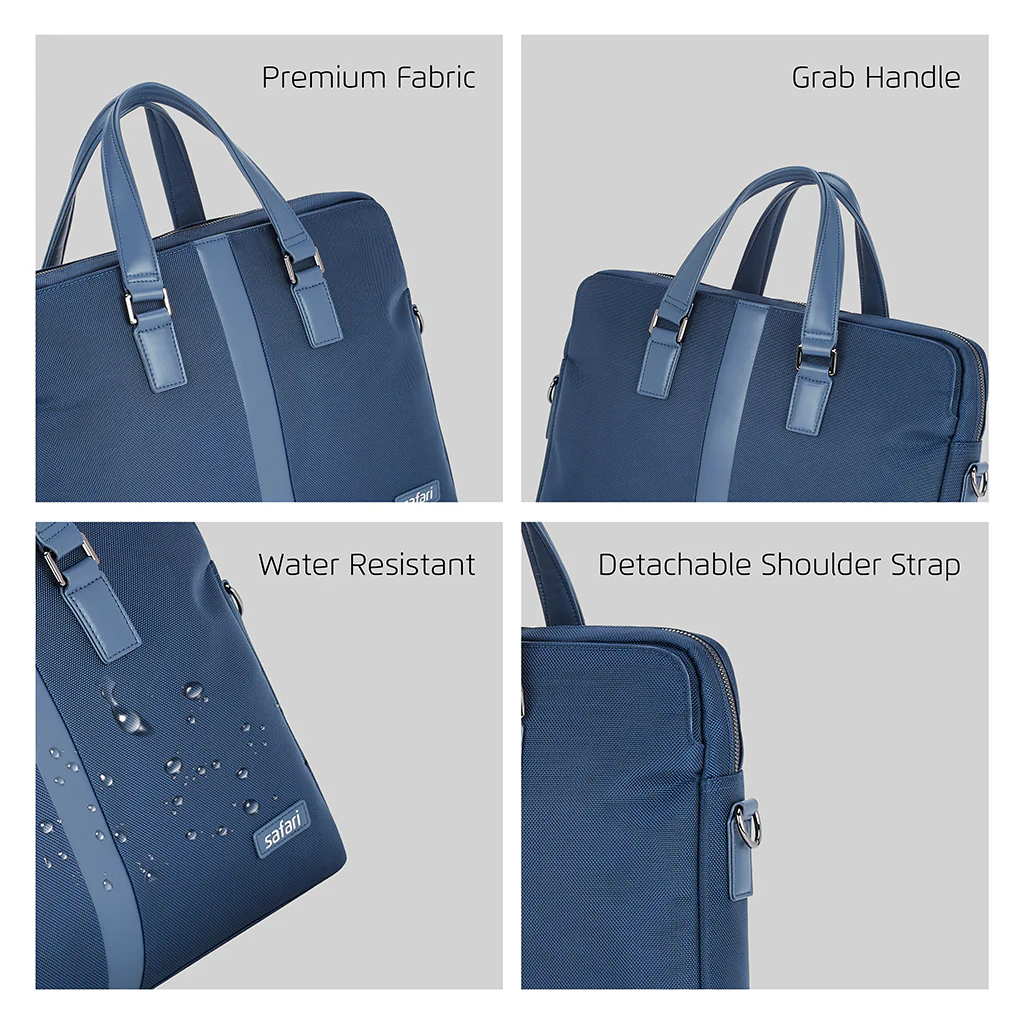 Safari Classic Messenger Bag - Blue - Image 2