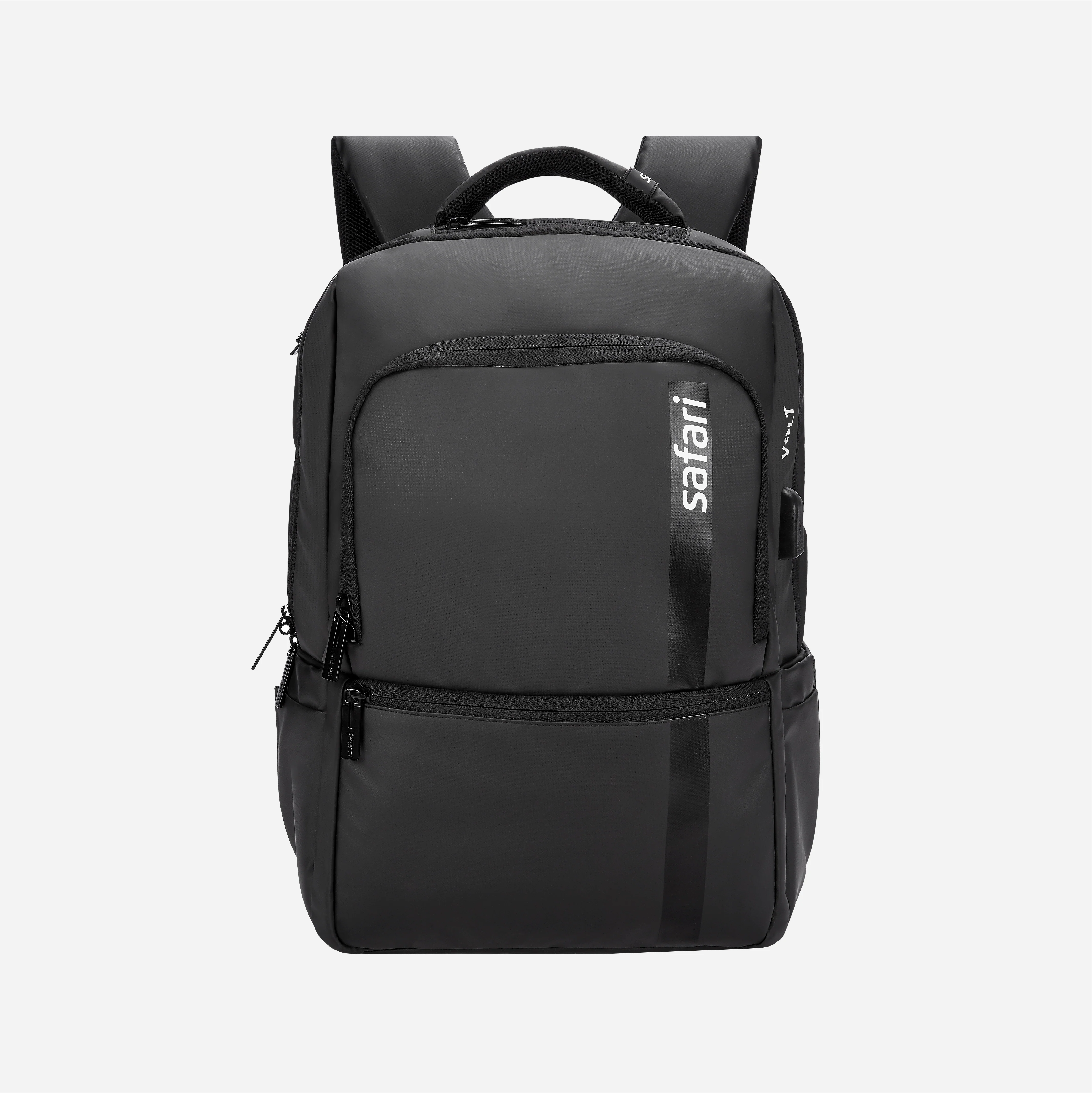 Safari Cosmo 16L Black Laptop Backpack With a USB Charging Port - Image 2