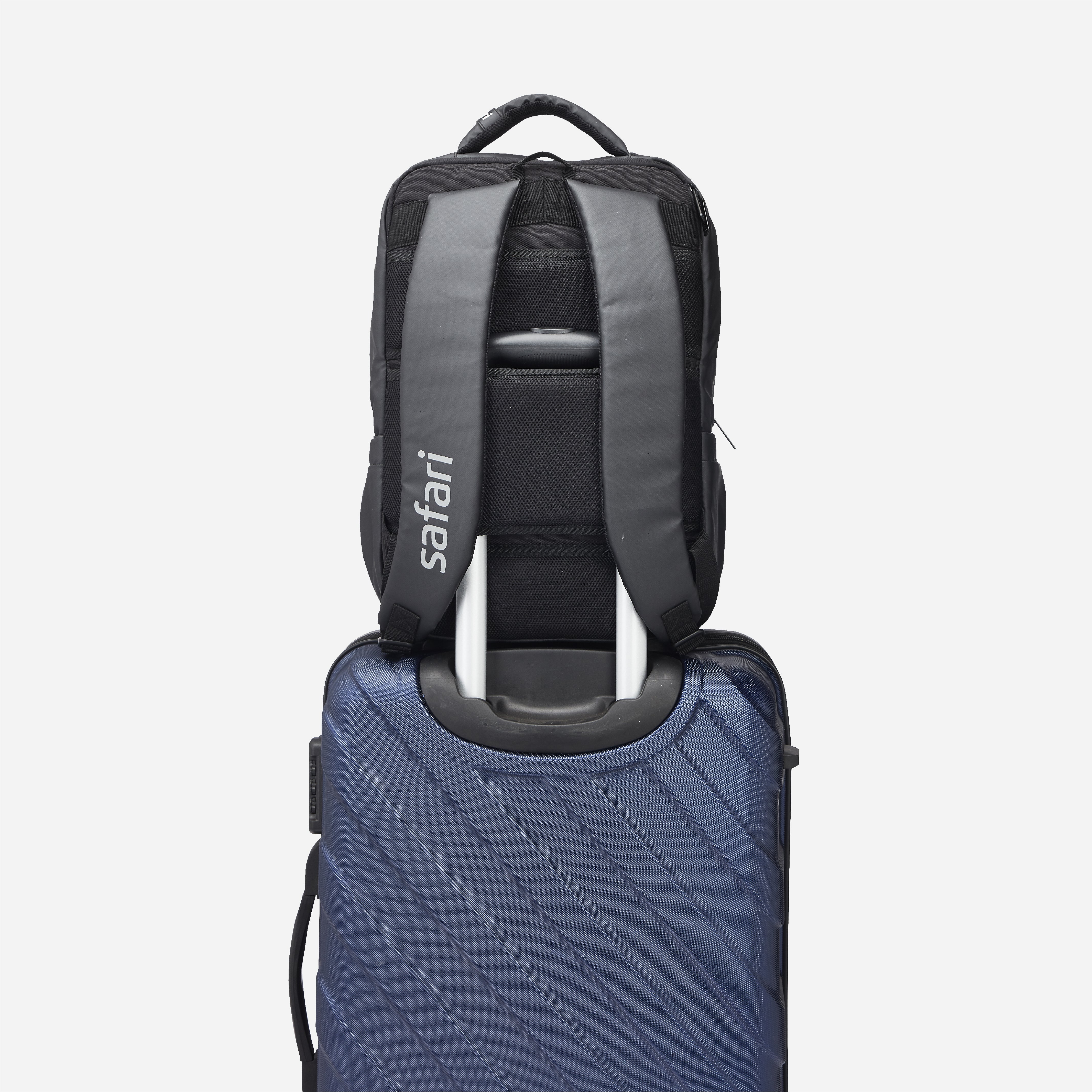 Safari Cosmo 16L Black Laptop Backpack With a USB Charging Port - Image 7