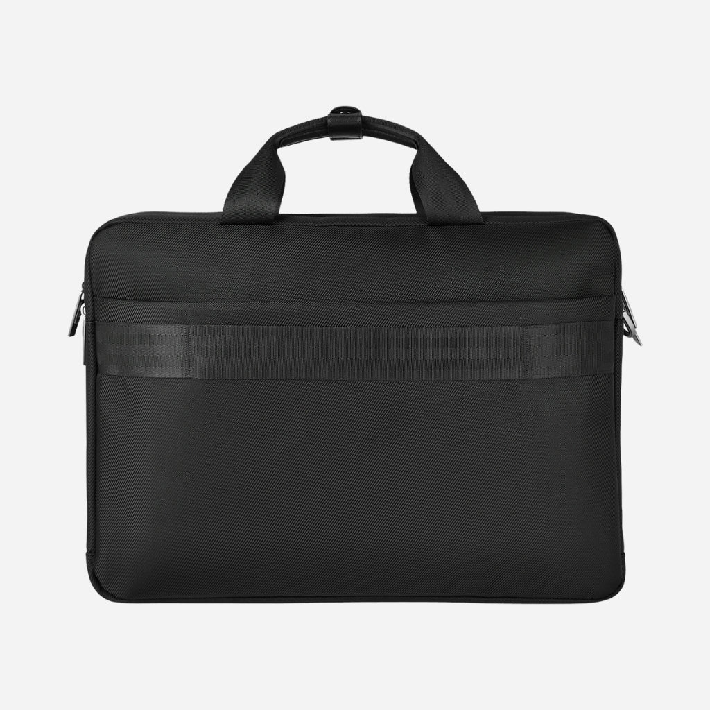 Safari Crest Messenger Bag with Dual compartments - Black - Image 8