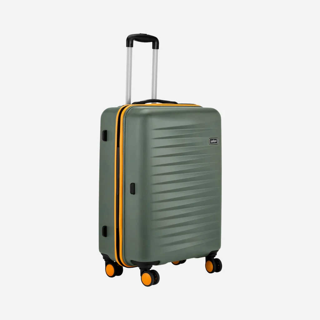 Safari Defender Thyme Green Trolley Bag with TSA lock and Dual Wheels - Image 26