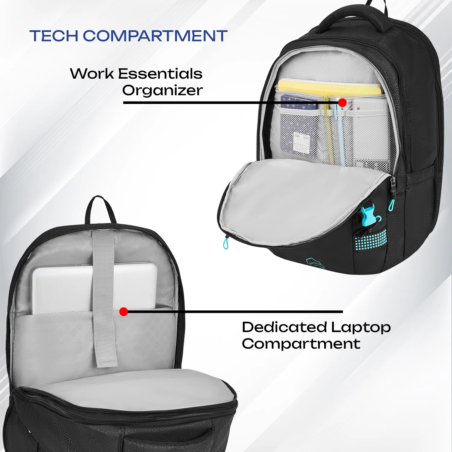 Safari Expand 43L Black Hiking Daypack - Image 5