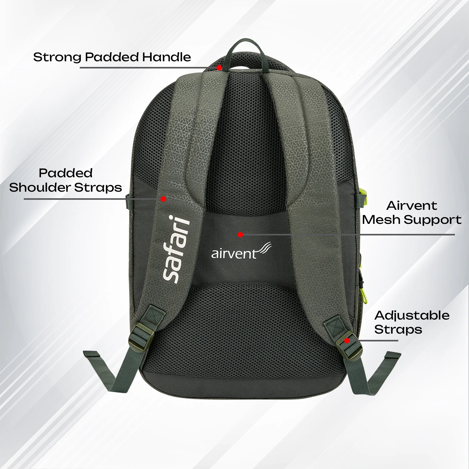 Safari Expand 43L Olive Rucksacks & Trekking Backpack - Image 7