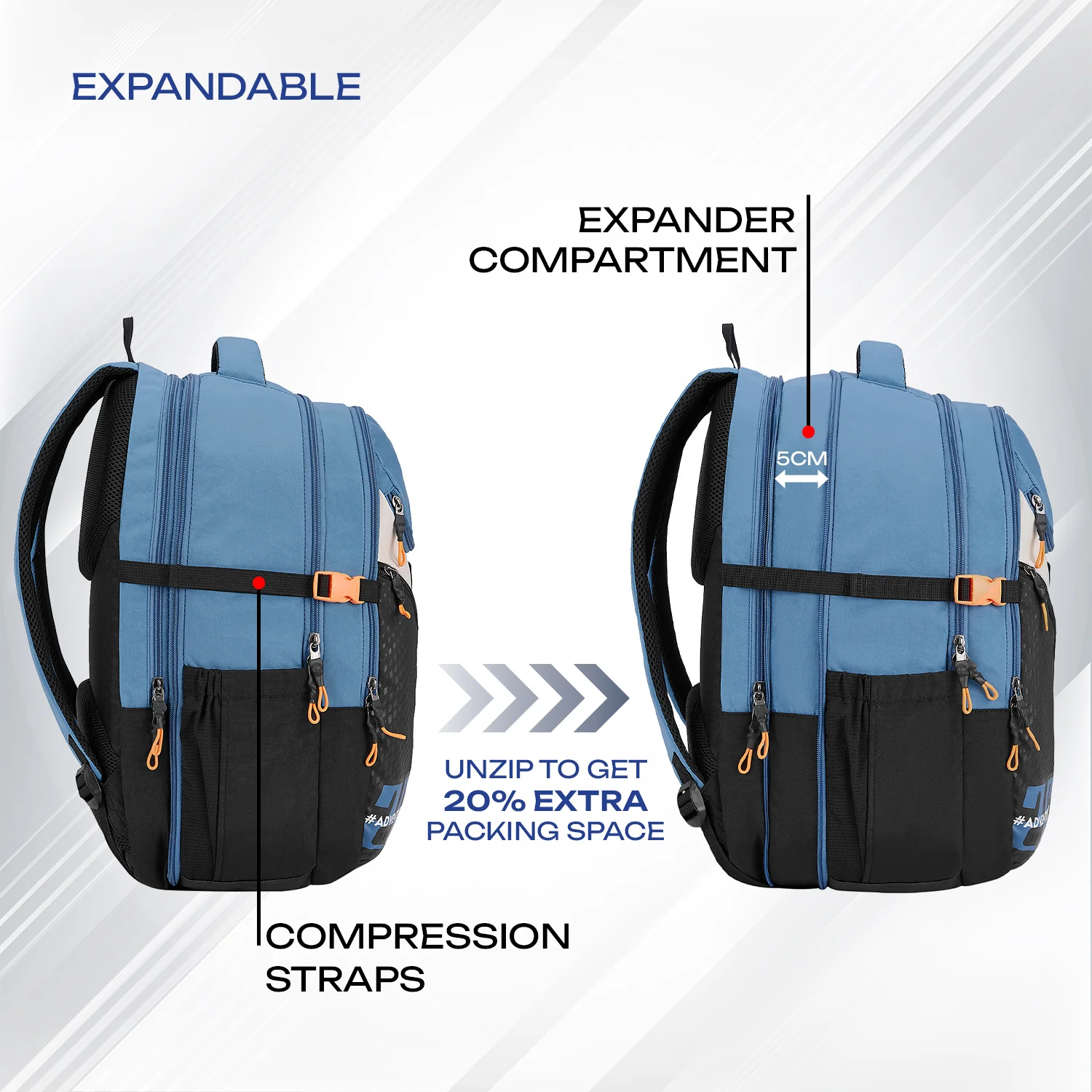 Safari Expand 43L Marine Laptop Backpack - Image 10